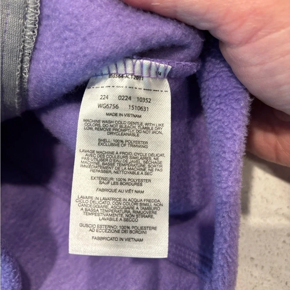 Columbia Lavender Fleece Zip Up
